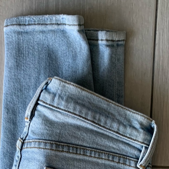 FRAME denim Le Skinny De Jeanne Jeans Adeline Light Wash mid-rise SIZE  25 - Picture 8 of 11